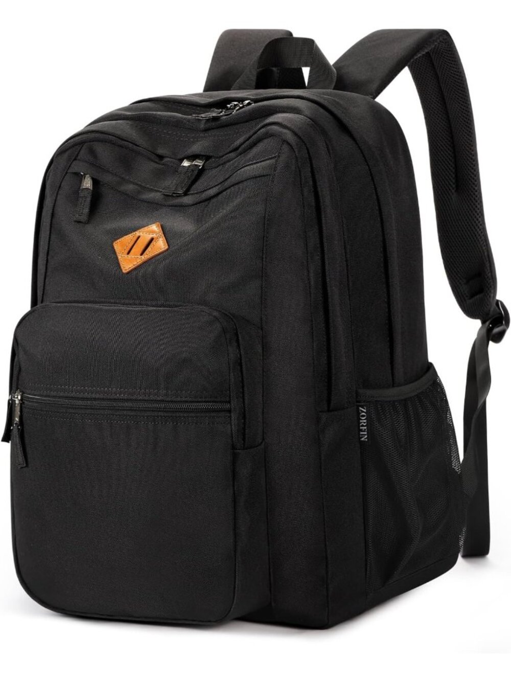 Stylish 26L Black Water-Resistant Backpack for College, Travel & Daily Use